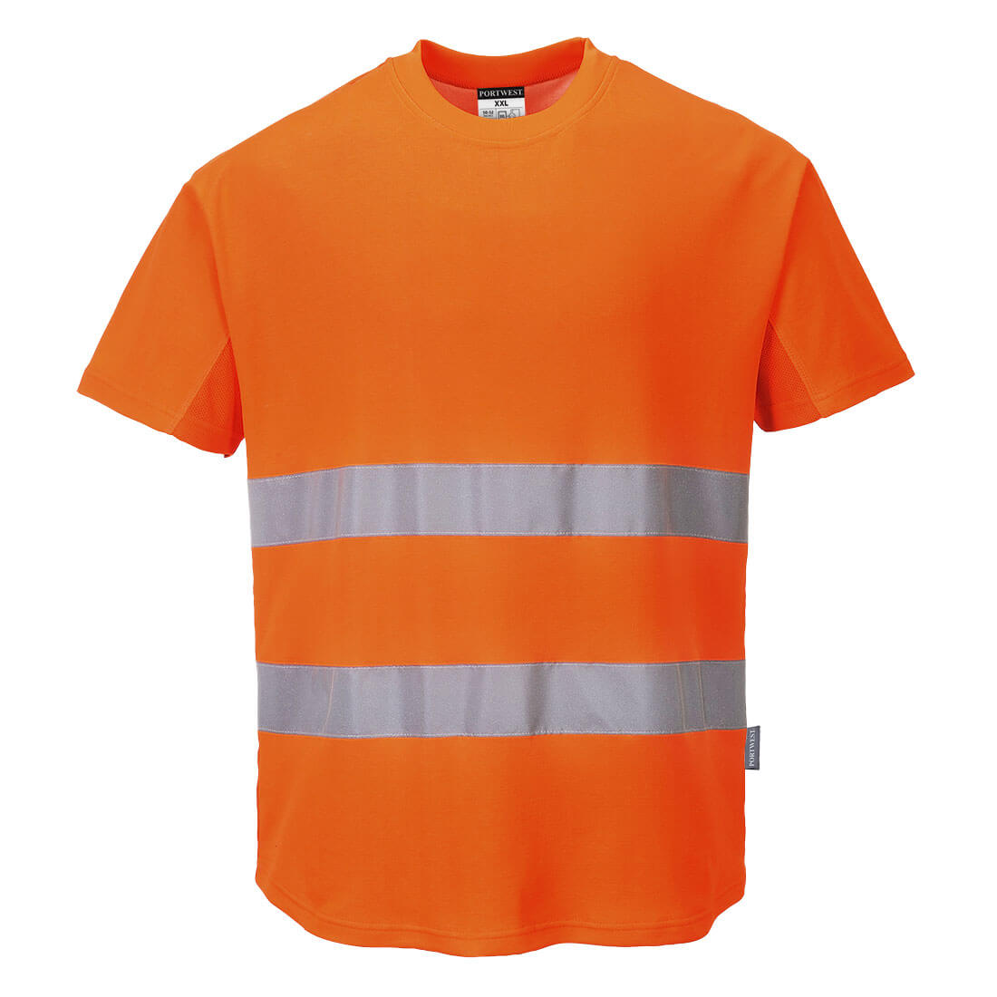 Мрежеста тениска C394 ORANGE HI-VIS