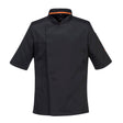 Яке C746 BLACK STRETCH MESH AIR PRO, с къс ръкав | РАБОТНИ ОБЛЕКЛА от Mtex Professional