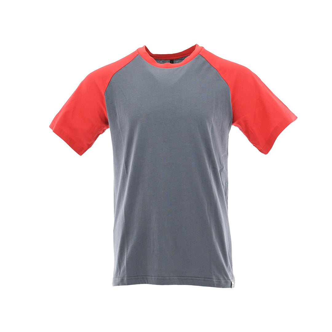 Тениска STANDARD PLUS DARK GREY/RED от Mtex Professional