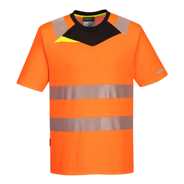 Тениска DX413 ORANGE HI VIS | РАБОТНИ ОБЛЕКЛА от Mtex Professional