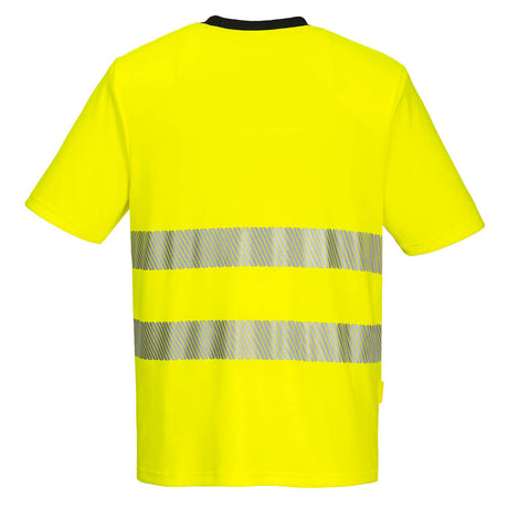 Тениска DX413 YELLOW HI VIS | РАБОТНИ ОБЛЕКЛА от Mtex Professional