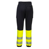 Панталон KX341 BLACK/YELLOW HI-VIS FLEXI, с връзки | РАБОТНИ ОБЛЕКЛА от Mtex Professional