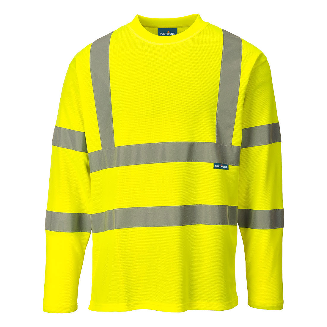 Тениска S278 YELLOW HI-VIS, с дълъг ръкав