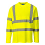 Тениска S278 YELLOW HI-VIS, с дълъг ръкав