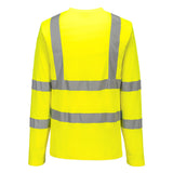Тениска S278 YELLOW HI-VIS, с дълъг ръкав
