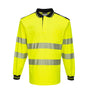 Блуза пике T184 YELLOW/BLACK PW3 HI-VIS