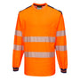 Тениска T185 ORANGE/NAVY PW3 HI VIS
