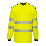 Тениска T185 YELLOW/BLACK PW3 HI VIS