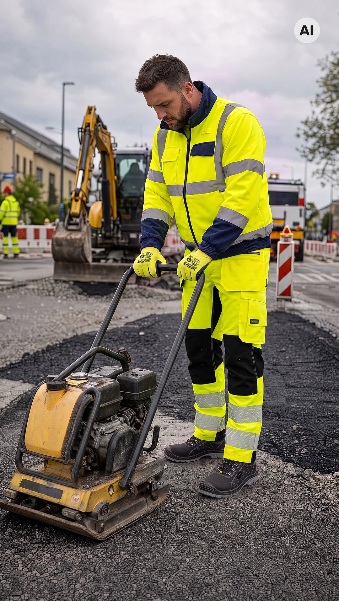 Панталон MONTER HI-VIS YELLOW