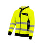 Суитчър с цип HI-VIS DROGOWIEC COMFORT YELLOW