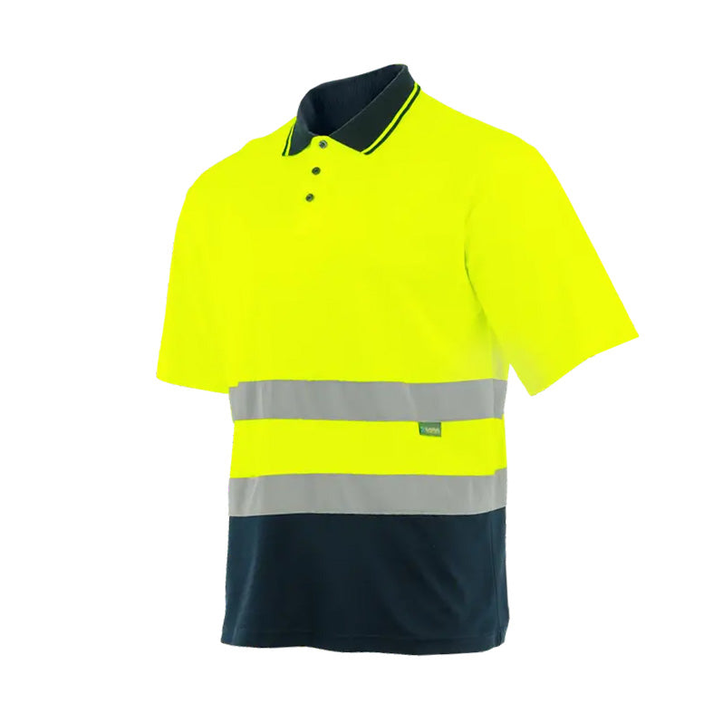 Блуза пике DROGOWIEC YER HI VIS, контрастна