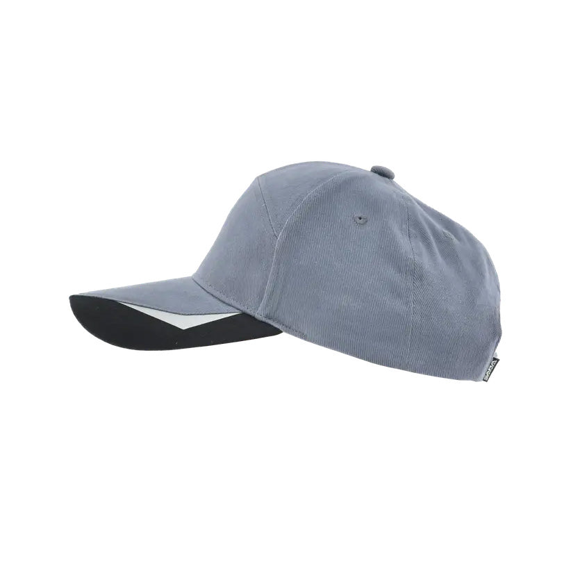 Шапка с козирка COMFORT PLUS GREY/BLACK