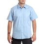 Риза 911480 COTTON SKY BLUE, къс ръкав