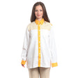 Дамска риза 91502 YELLOW/GREY STRIPES, дълъг ръкав, от WEITBLICK | РАБОТНИ ОБЛЕКЛА от Mtex Professional