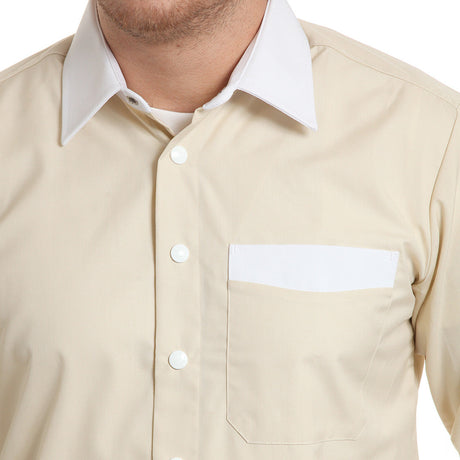 Риза 915190 BEIGE, дълъг ръкав, от WEITBLICK | РАБОТНИ ОБЛЕКЛА от Mtex Professional