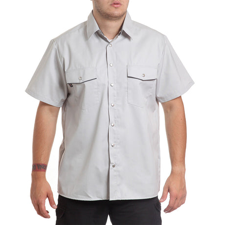 Риза 913540 GREY, къс ръкав, от WEITBLICK | РАБОТНИ ОБЛЕКЛА от Mtex Professional
