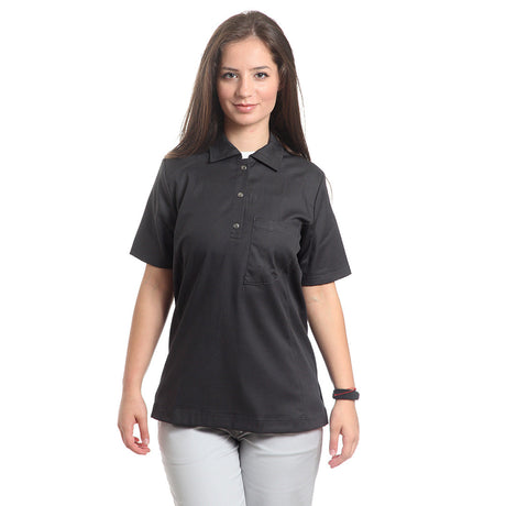 Дамска блуза пике 40389 DARK GREY, от WEITBLICK | РАБОТНИ ОБЛЕКЛА от Mtex Professional