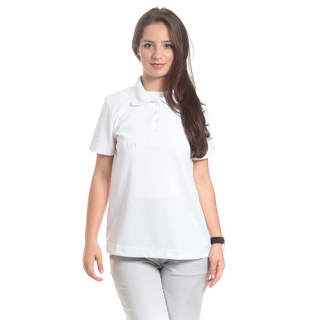 Дамска блуза пике, 40690 WHITE, от WEITBLICK | РАБОТНИ ОБЛЕКЛА от Mtex Professional