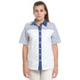 Дамска риза 48401 WHITE/NAVY STRIPES