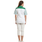 Дамска риза 48404 KELLY GREEN/GREY STRIPES, от WEITBLICK, къс ръкав | РАБОТНИ ОБЛЕКЛА от Mtex Professional