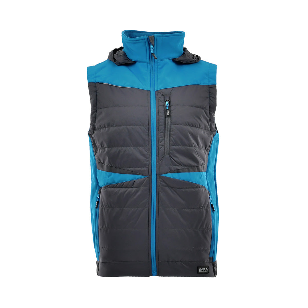 Хибриден елек COMFORT PLUS BLACK/PETROL | РАБОТНИ ОБЛЕКЛА от Mtex Professional
