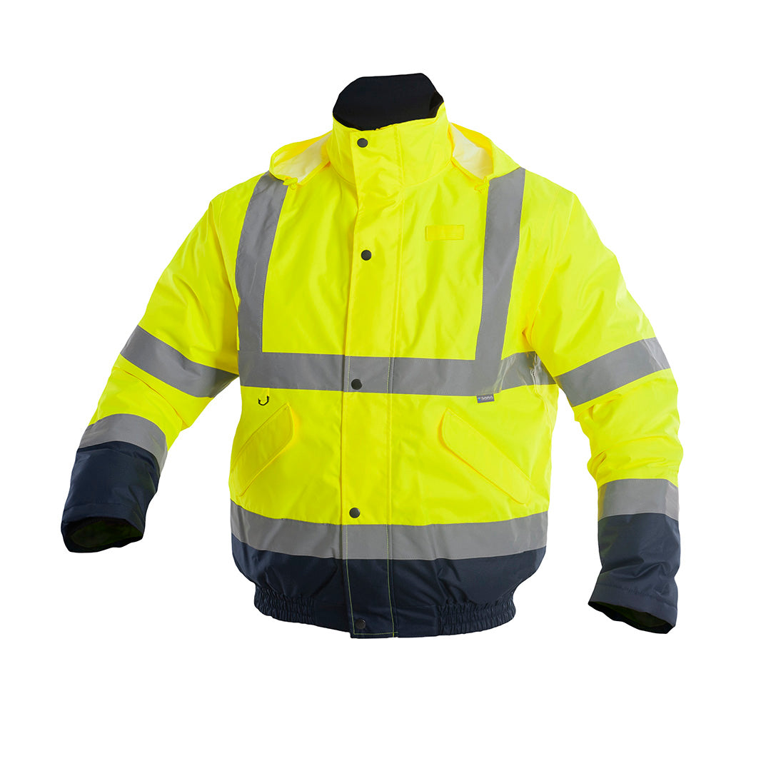 Яке бомбър DROGOWIEC HI-VIS WINTER YELLOW| РАБОТНИ ОБЛЕКЛА от Mtex Professional