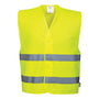 Жилетка C474 YELLOW HI-VIS, с две ленти