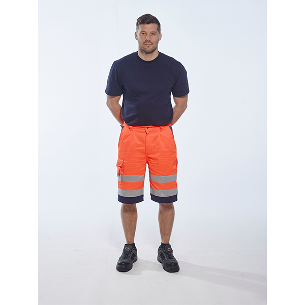 Къси панталони, E043 ONR HI-VIS, от PORTWEST  | Работни облекла