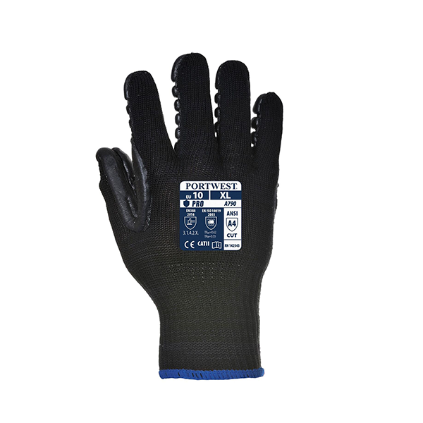 Ръкавици, A790 BKR, от PORTWEST, анти-вибрационни | Работни ръкавици