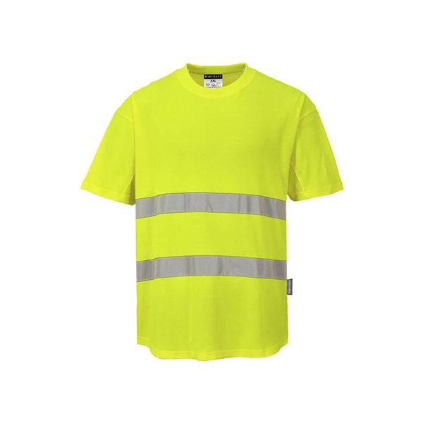 Мрежеста тениска, C394 YER HI-VIS, от PORTWEST | РАБОТНО ОБЛЕКЛО