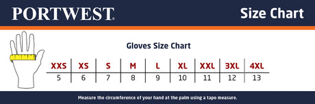 Ръкавици, GL12 BKR, от PORTWEST, поларени | Работни ръкавици