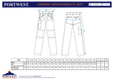 Панталон S887 NAR ACTION от PORTWEST | Работно облекло
