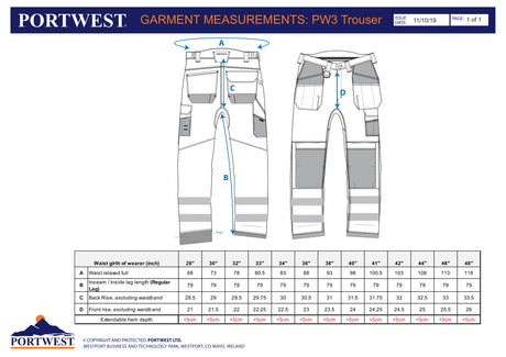 Панталон, T501 OBR PW3 HI VIS HOLSTER, от PORTWEST | РАБОТНО ОБЛЕКЛО