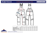 Полугащеризон T704 MGR WX3 от PORTWEST | Работно облекло